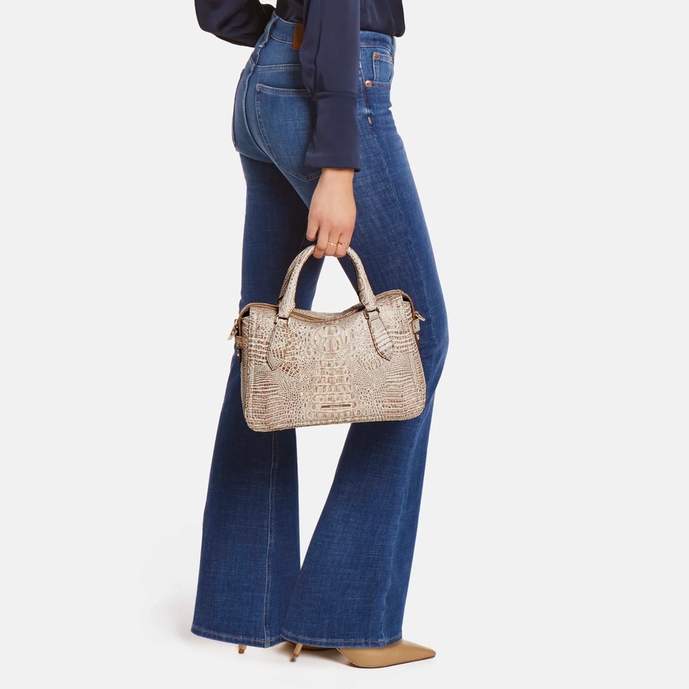 Brahmin multi piaffe Micaela satchel and ady wallet - Picture 7 of 10